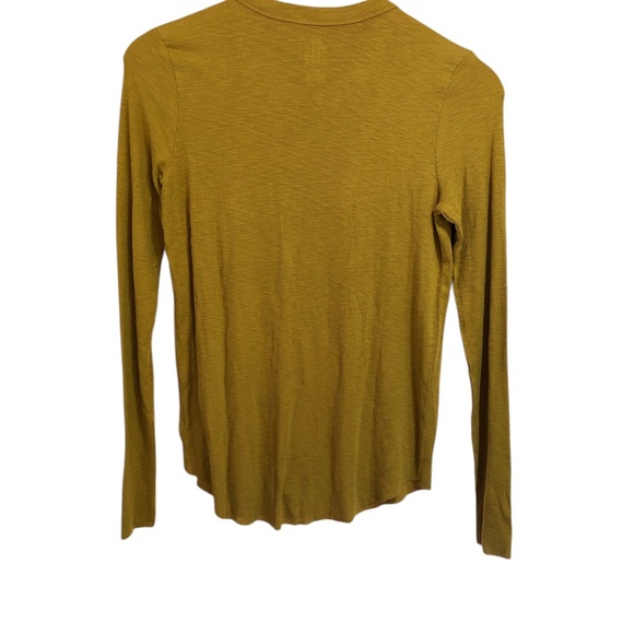 Aerie Chartreuse Fitted Long Sleeve Tee - Picture 2 of 6